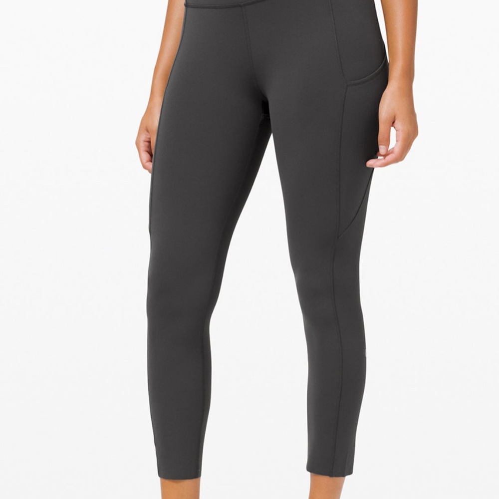 Lululemon Fast and Free High-rise Crop 23" - Olive